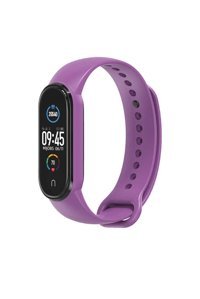 Fibaks Mi Band 5 Silikon Yetişkin Akıllı Saat Kordonu Mor