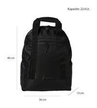 Jack & Jones 12242361 Siyah Erkek Sırt Çantası