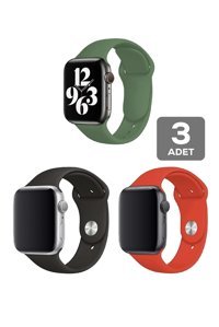 Psgt 3-4-5-6-7-8-Se Silikon 42-44-45-49 mm Yetişkin Akıllı Saat Kordonu Haki