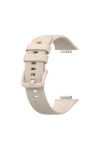 Nezih Case Watch Fit 2 Silikon Yetişkin Akıllı Saat Kordonu Krem