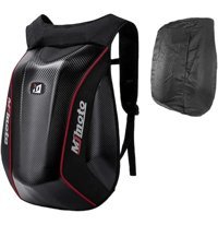 Mj Moto Mjb01 Karbon Fiber Su Geçirmez Yeşil Erkek Sırt Çantası