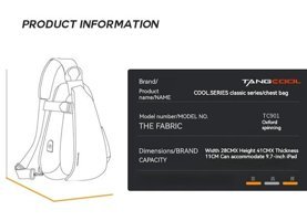 Tangcool Çok Fonksiyonlu Crossbody Gri Erkek Sırt Çantası