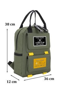 Case Club 860 Haki Günlük El Kadın Sırt Çantası