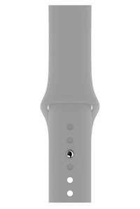 W Wopiece 2-3-4-5-6-7-Se Silikon 38-40-41 mm Yetişkin Akıllı Saat Kordonu Gri