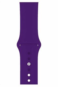 W Wopiece 2-3-4-5-6-7-Se Silikon 38-40-41 mm Yetişkin Akıllı Saat Kordonu Mor