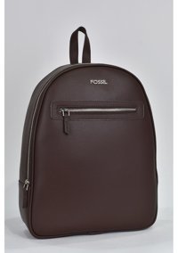 Fossil Laptop & Evrak Deri Kahverengi 2034 Erkek Sırt Çantası