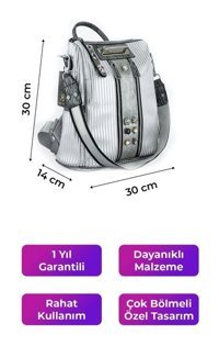Kriste Bell Beyaz 26275 Kadın Sırt Çantası