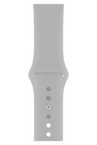 W Wopiece 2-3-4-5-6-7-8-Se Silikon 42-44-45 mm Yetişkin Akıllı Saat Kordonu Gri