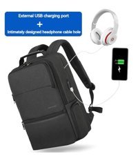 Tigernu Tb3905H Usb Şarj Genletme Siyah Erkek Sırt Çantası
