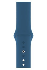 W Wopiece 2-3-4-5-6-7-8-Se Silikon 38-40-41 mm Yetişkin Akıllı Saat Kordonu Mavi