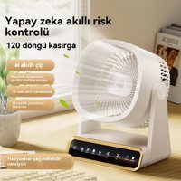 Eternal Luck F16 Kumandalı Mini Sessiz Beyaz Masaüstü Vantilatör