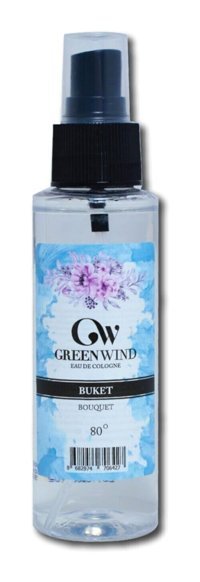 Green Wind Buket Çiçeği Sprey Kolonya 100 ml