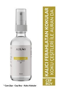 Auran Limon Çiçeği Cam Şişe Sprey Kolonya 50 ml