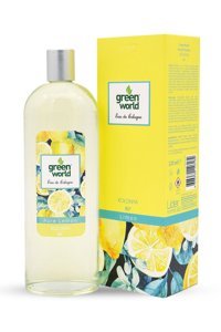 Green World Limon Cam Şişe Kolonya 220 ml