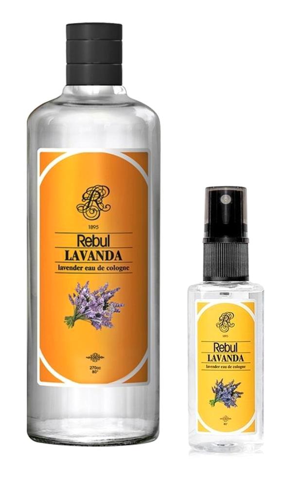 Rebul Lavanta Cam Şişe Sprey Kolonya 270 ml + 50 ml