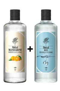 Rebul Ice - Mandalina Cam Şişe Kolonya 2x270 ml