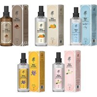 Rebul Dark spice - Mandarine - Ice - Lavanta - Yasemin Cam Şişe Sprey Kolonya 5x100 ml