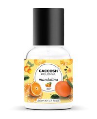 Gaccosh Mandalina Cam Şişe Sprey Kolonya 50 ml
