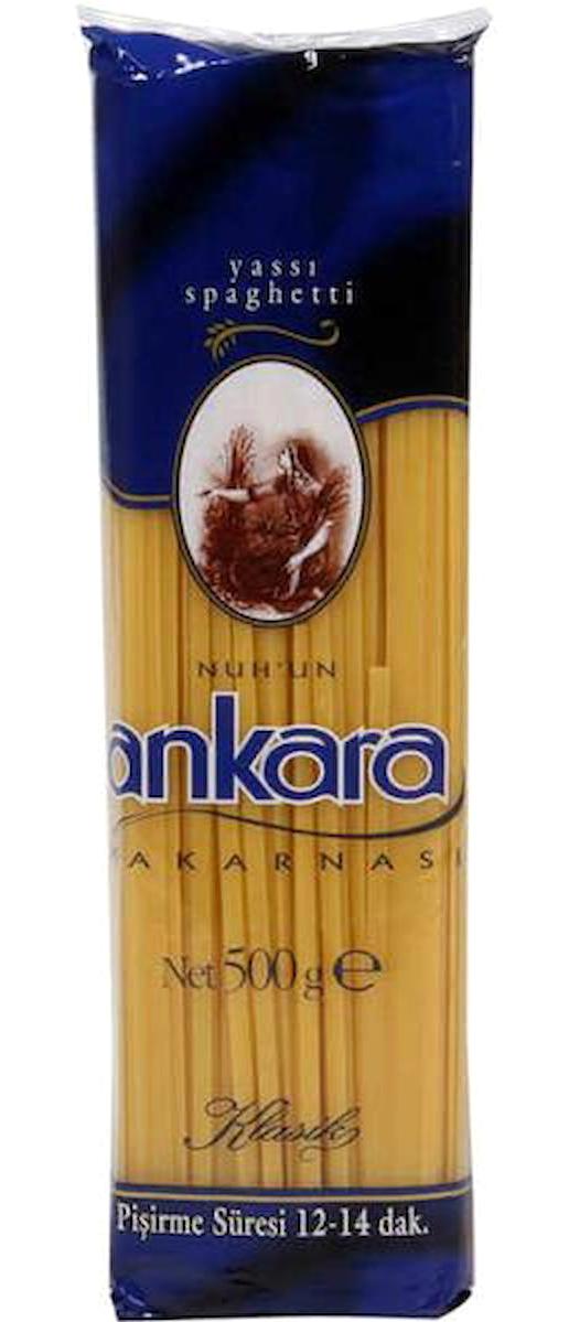 Nuh'un Ankara Yassı Spagetti Makarna 20x500 gr