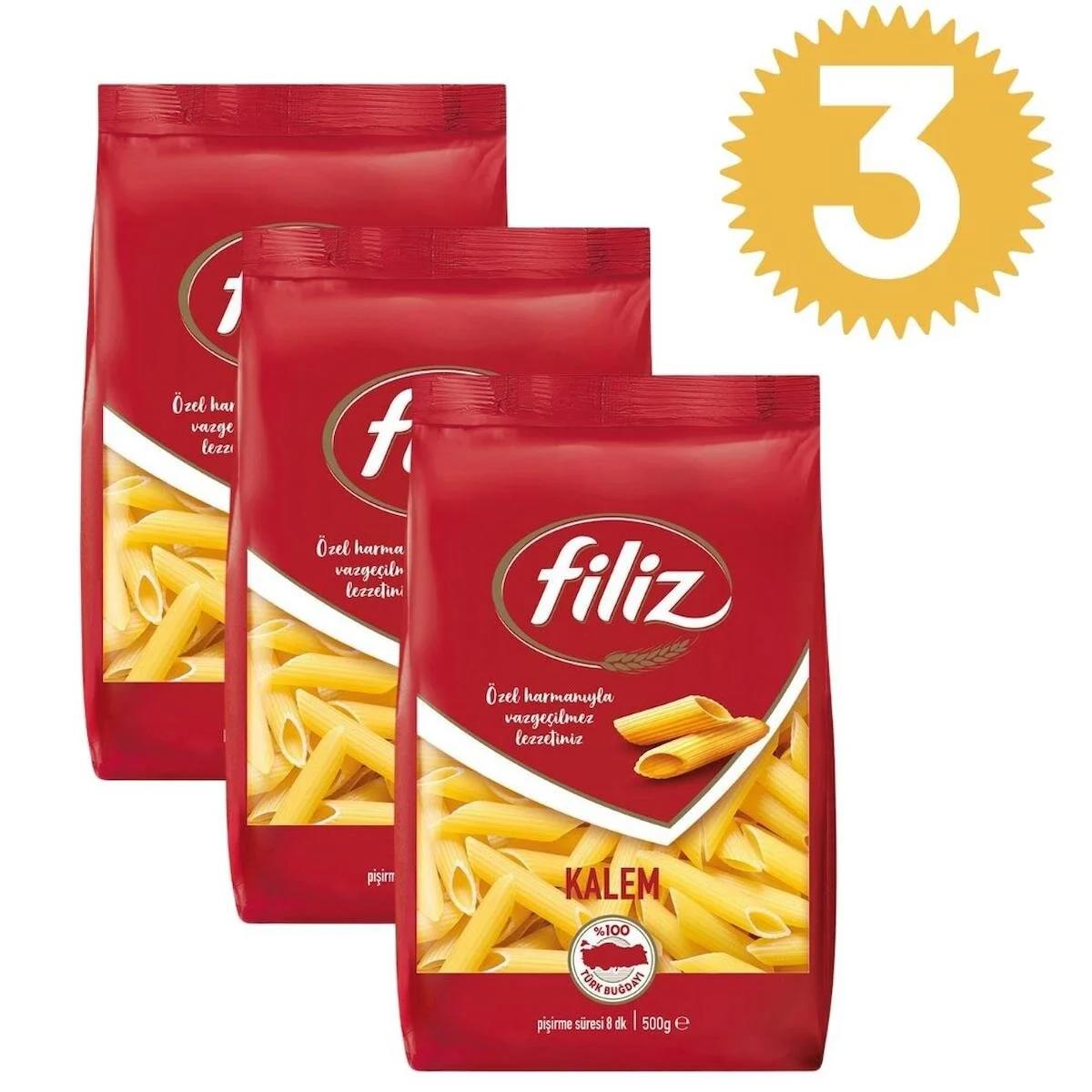 Filiz Penne Makarna 3x500 gr
