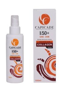 Capilactif Renkli 50 Faktör Tüm Ciltler İçin Ton Eşitleyici Kapatıcılı Yüz ve Vücut Güneş Kremi 100 ml