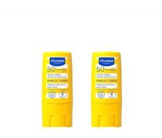 Mustela Stick Renksiz 50 Faktör Tüm Ciltler İçin Leke Karşıtı Nemlendirici Suya Dayanıklı Yüz Güneş Kremi2x9 ml