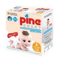 Pine Smart Akıllı 6 Numara Organik Cırtlı Bebek Bezi 16 Adet