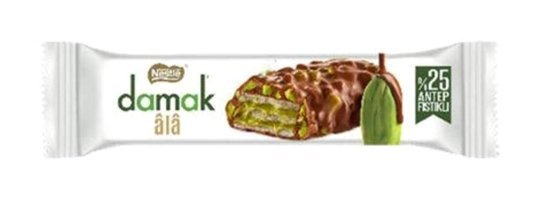 Damak Ala Antep Fıstıklı-Çikolatalı Gofret 30 gr