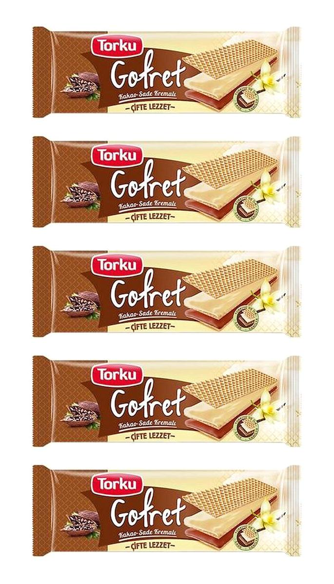 Torku Kakao - Vanilya Gofret 5x142 gr