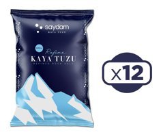 Saydam İyotlu Kaya Kaya Tuz Paket 12x750 gr