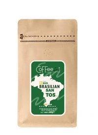 Coffeein Sade Aromalı Brezilya Arabica Çekirdek Filtre Kahve 250 gr