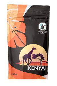 Bongardi Coffee Sade Aromalı Kenya Arabica Çekirdek Filtre Kahve 200 gr