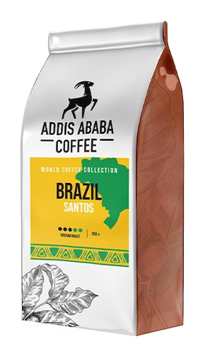 Addis Ababa Coffee Brezilya Çekirdek Filtre Kahve 250 gr