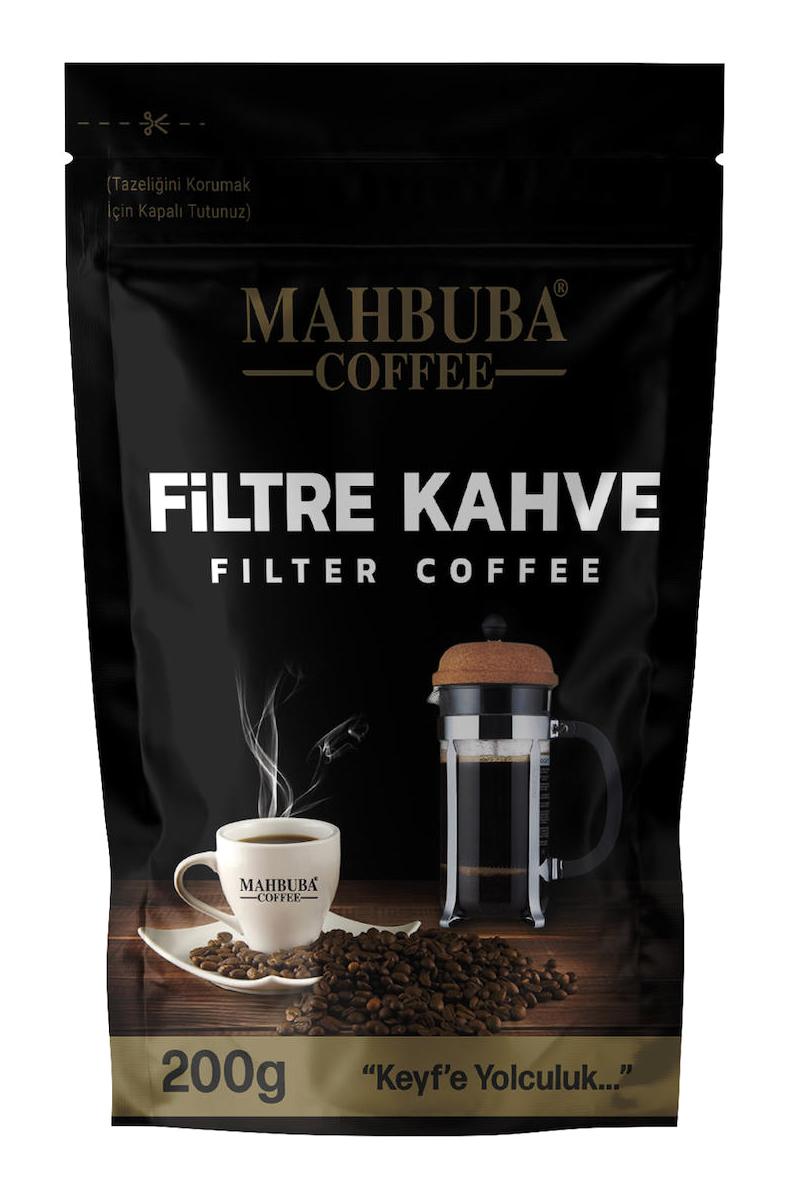 Mahbuba Sade Aromalı Arabica Öğütülmüş Filtre Kahve 200 gr