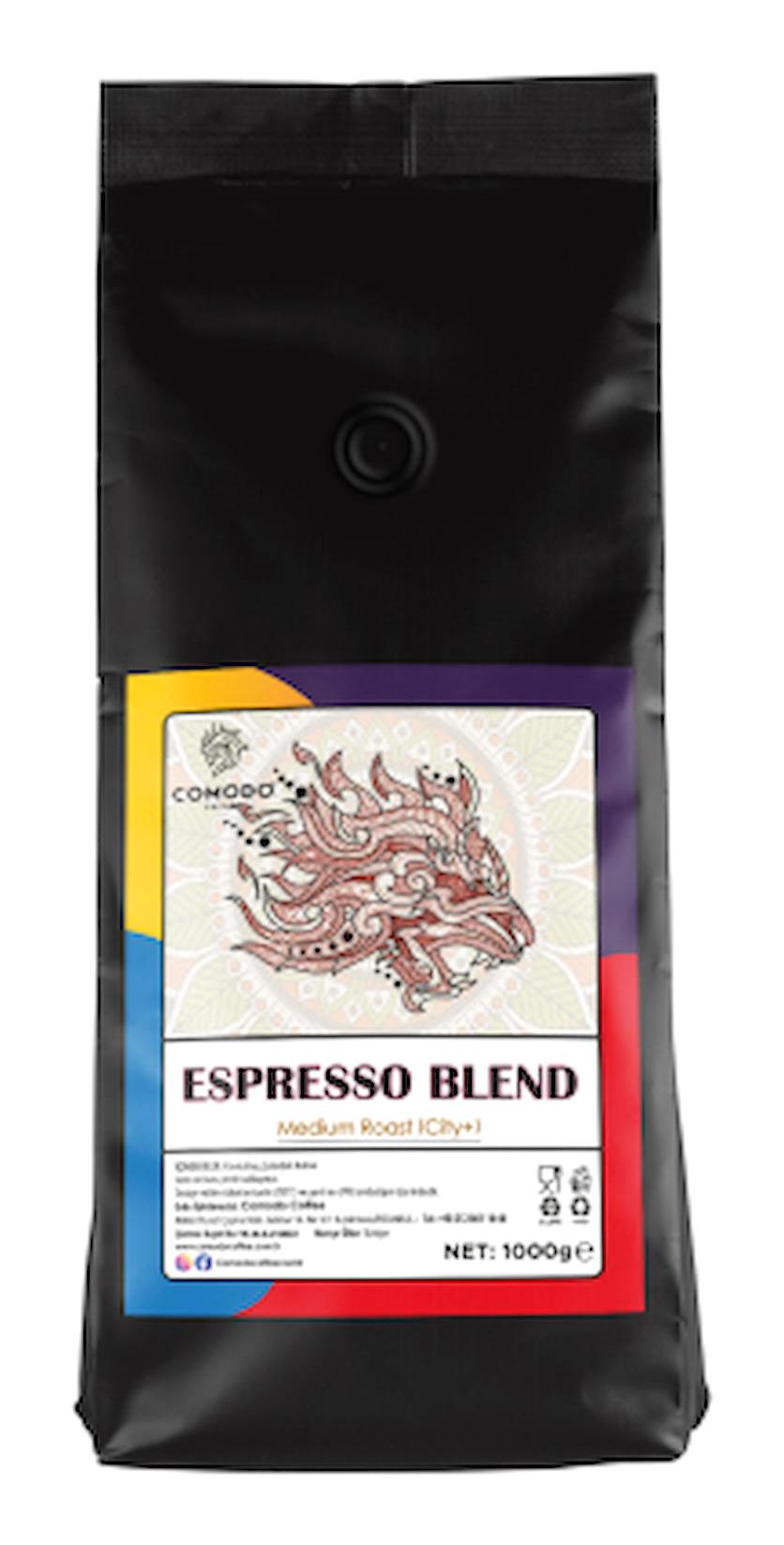 Comodo Espresso Blend Sade Aromalı Arabica Çekirdek Filtre Kahve 1 kg