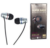 Powermaster Snk-106 Kulak İçi Kablolu Bluetooth Kulaklık Siyah