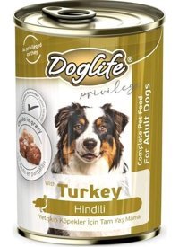 Doglife Hindi Yaş Köpek Maması 12 x 400 gr 12'li