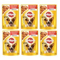 Pedigree Vital Protection Sığır Eti Yaş Köpek Maması 100 gr 6'lı