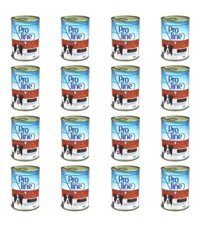 Pro Line Et Parçacıklı Biftekli Yaş Köpek Maması 16 x 415 gr 16'lı