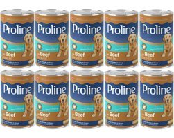 Pro Line Konserve Dana Etli Yaş Köpek Maması 400 gr 10'lu