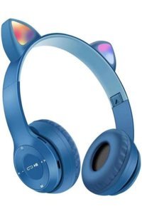 Junglee P47M Kulak Üstü Kablosuz Bluetooth Kulaklık Mavi