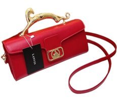 Worryfreeshopping Lbw Fashion Pu Kadın Omuz Çantası Kırmızı