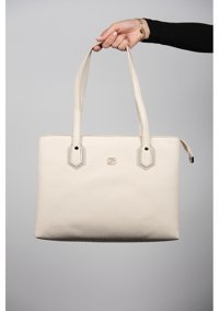 Luvi Shoes Dolia Krem Kadın Omuz Çantası Krem