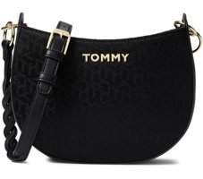 Tommy Hilfiger Keylee Jakarlı Kadın Omuz Çantası Siyah