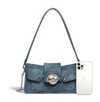 Layla Popüler Denim Niş Kadın Omuz Çantası Haki