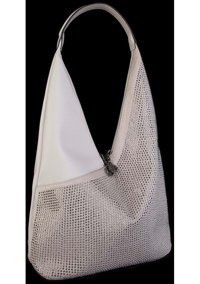Byhakan Nas Bag1030 Saten Taşlı Kadın Omuz Çantası Vizon