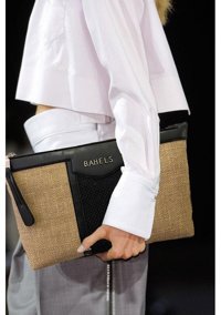 Bahels Jüt Hasır Özel Tasarım Portföy Ve Clutch Kadın Omuz Çantası Çok Renkli
