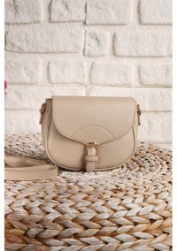Valu Accessorize Tokalı Kadın Omuz Çantası Bej