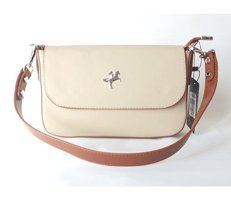 Nas Bag Ns1331 Model Krem Renk Açelya Kadın Omuz Çantası Krem - Taba