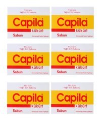 Capila Kükürt Katı Sabun 6x90 gr